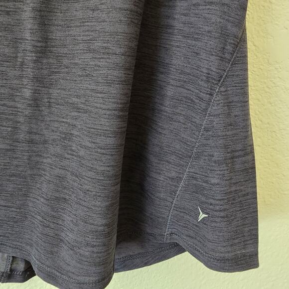 Old Navy Active Women's Plus Sz 1X Breathe On Mesh Workout Tank Gray Lightweight - Picture 5 of 7